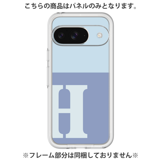 Premium Panel［ Original - initial two tone - H blue ］