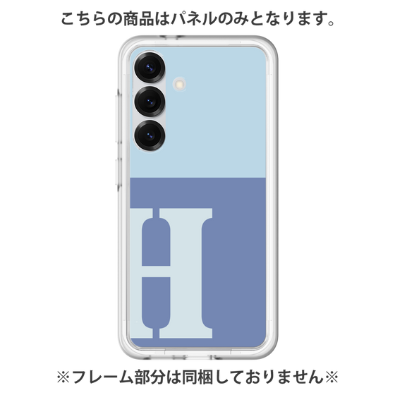 Premium Panel［ Original - initial two tone - H blue ］