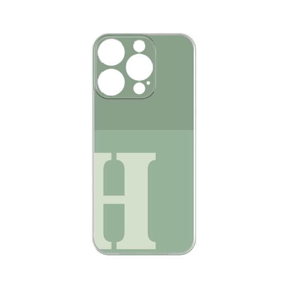 Premium Panel［ Original - initial two tone - H green ］