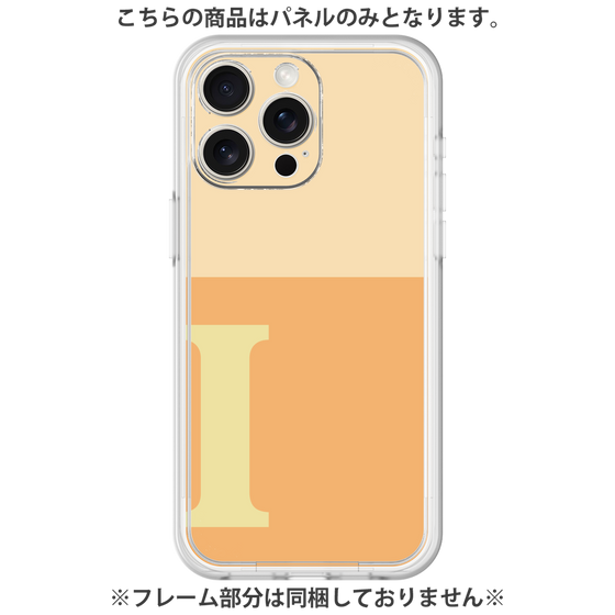 Premium Panel［ Original - initial two tone - I orange ］