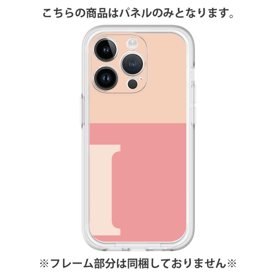 Premium Panel［ Original - initial two tone - I pink ］