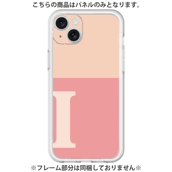 Premium Panel［ Original - initial two tone - I pink ］