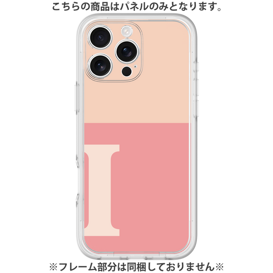 Premium Panel［ Original - initial two tone - I pink ］