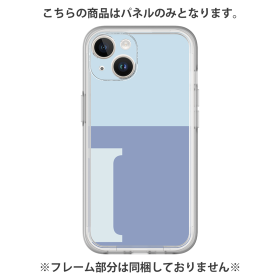 Premium Panel［ Original - initial two tone - I blue ］