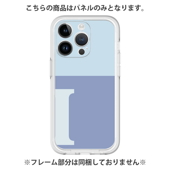 Premium Panel［ Original - initial two tone - I blue ］