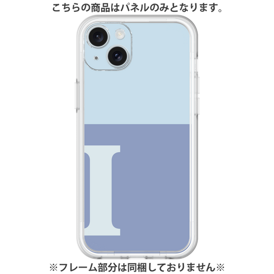 Premium Panel［ Original - initial two tone - I blue ］