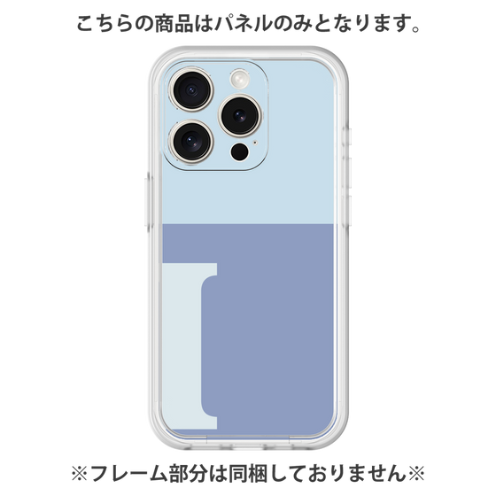 Premium Panel［ Original - initial two tone - I blue ］