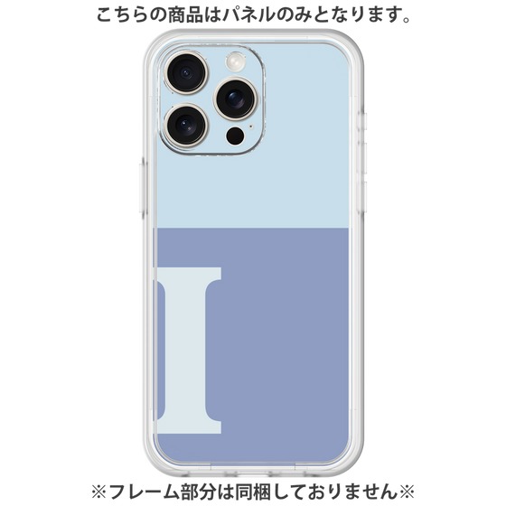 Premium Panel［ Original - initial two tone - I blue ］