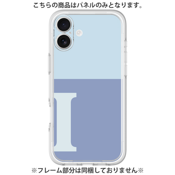 Premium Panel［ Original - initial two tone - I blue ］