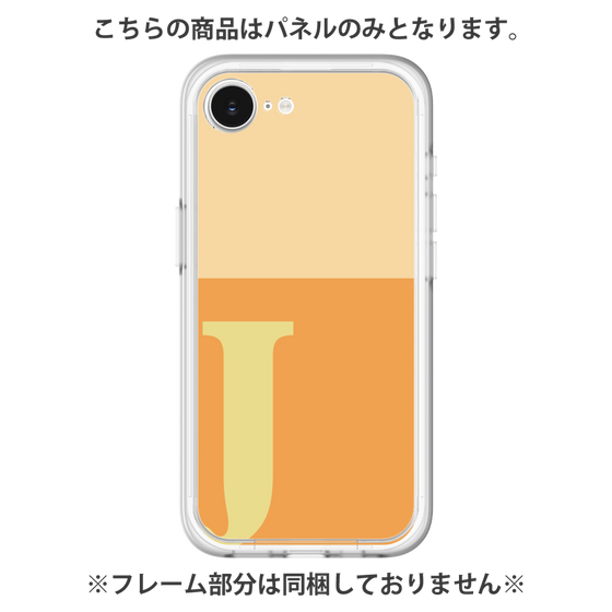 Premium Panel［ Original - initial two tone - J orange ］
