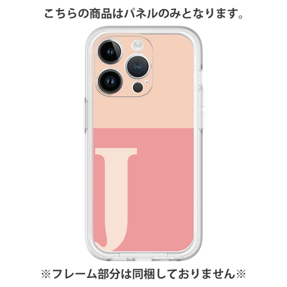 Premium Panel［ Original - initial two tone - J pink ］