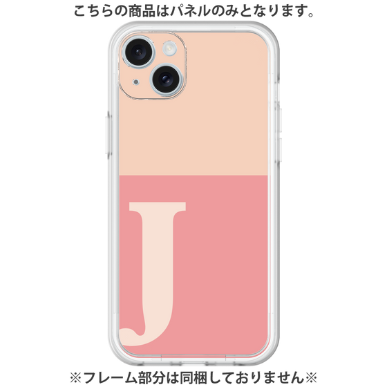 Premium Panel［ Original - initial two tone - J pink ］