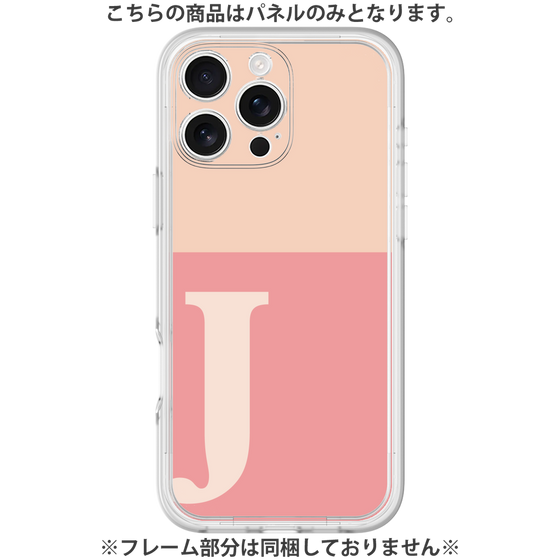 Premium Panel［ Original - initial two tone - J pink ］