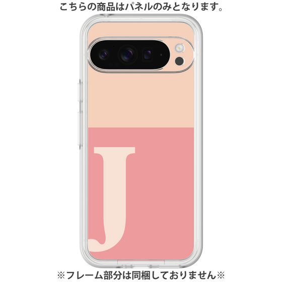 Premium Panel［ Original - initial two tone - J pink ］