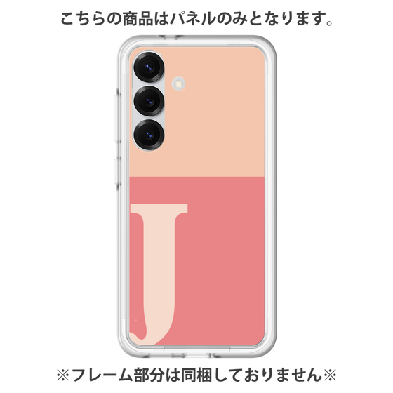 Premium Panel［ Original - initial two tone - J pink ］
