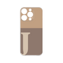 Premium Panel［ Original - initial two tone - J brown ］