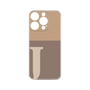 Premium Panel［ Original - initial two tone - J brown ］