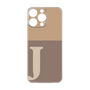 Premium Panel［ Original - initial two tone - J brown ］