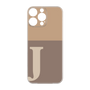 Premium Panel［ Original - initial two tone - J brown ］