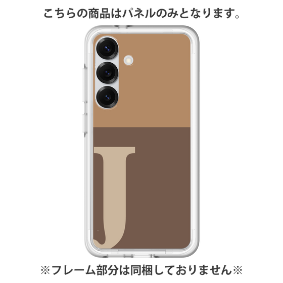 Premium Panel［ Original - initial two tone - J brown ］