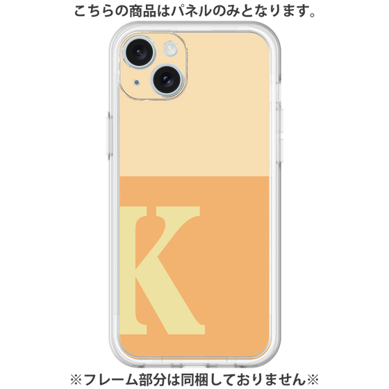 Premium Panel［ Original - initial two tone - K orange ］