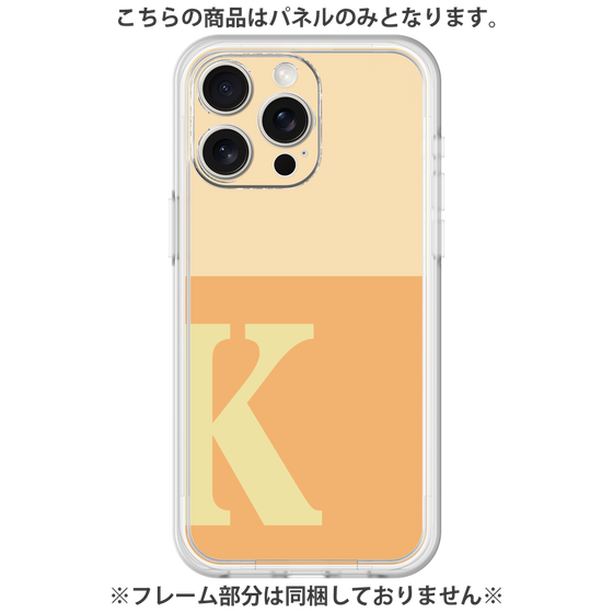 Premium Panel［ Original - initial two tone - K orange ］