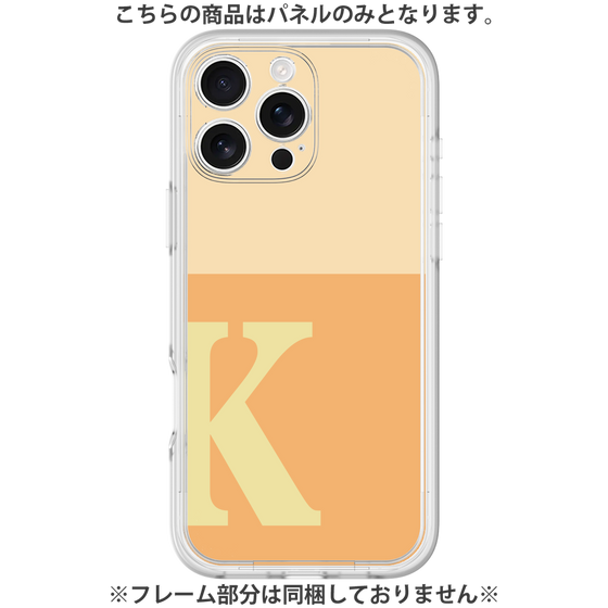 Premium Panel［ Original - initial two tone - K orange ］