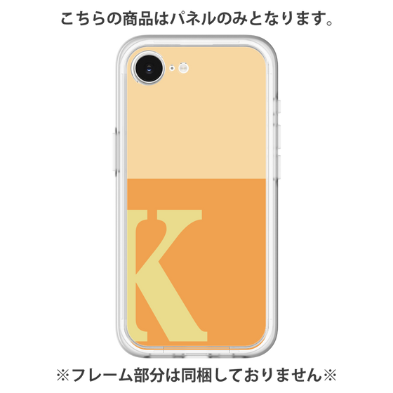 Premium Panel［ Original - initial two tone - K orange ］