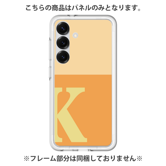 Premium Panel［ Original - initial two tone - K orange ］