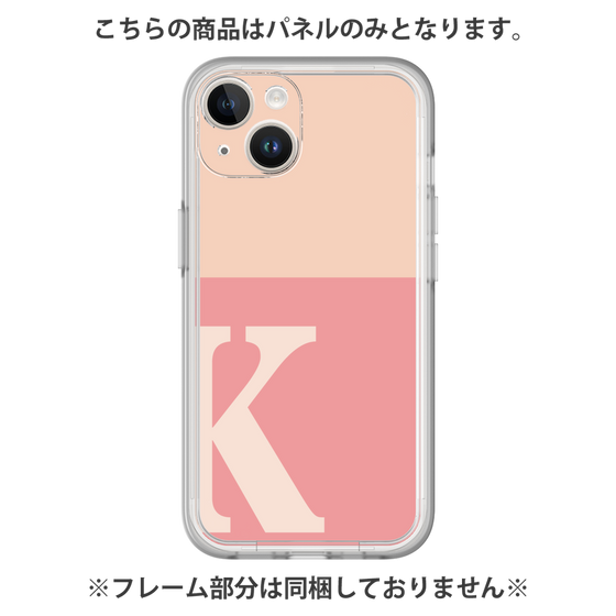 Premium Panel［ Original - initial two tone - K pink ］