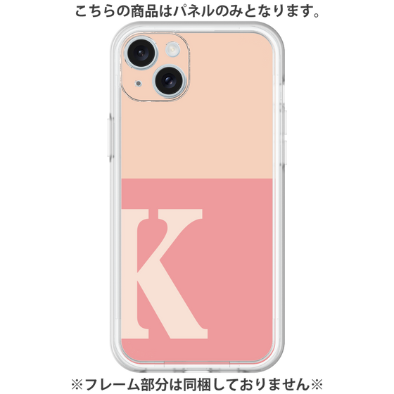 Premium Panel［ Original - initial two tone - K pink ］