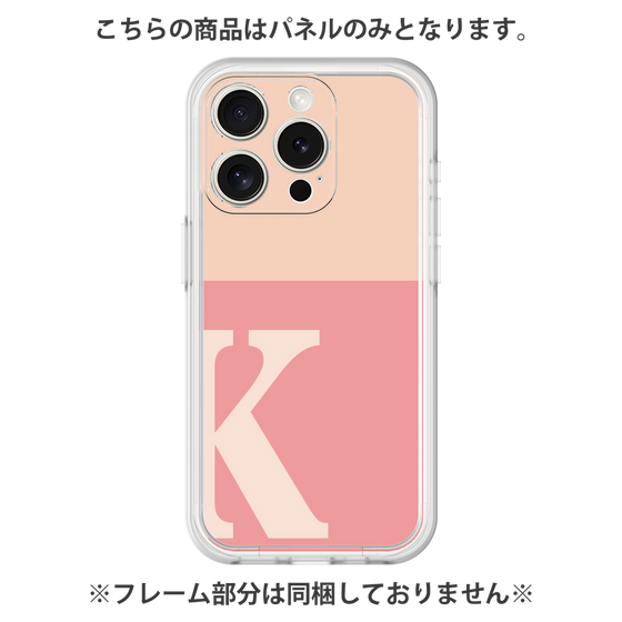 Premium Panel［ Original - initial two tone - K pink ］