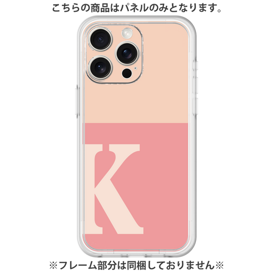 Premium Panel［ Original - initial two tone - K pink ］