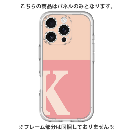 Premium Panel［ Original - initial two tone - K pink ］