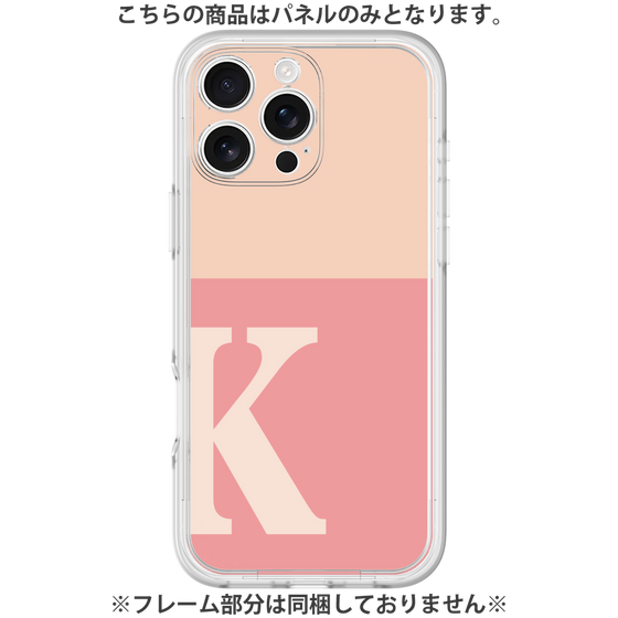 Premium Panel［ Original - initial two tone - K pink ］