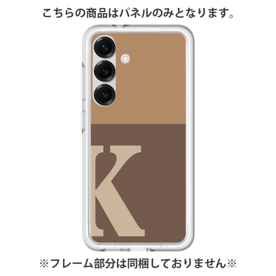 Premium Panel［ Original - initial two tone - K brown ］