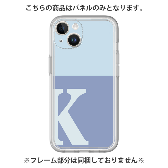 Premium Panel［ Original - initial two tone - K blue ］