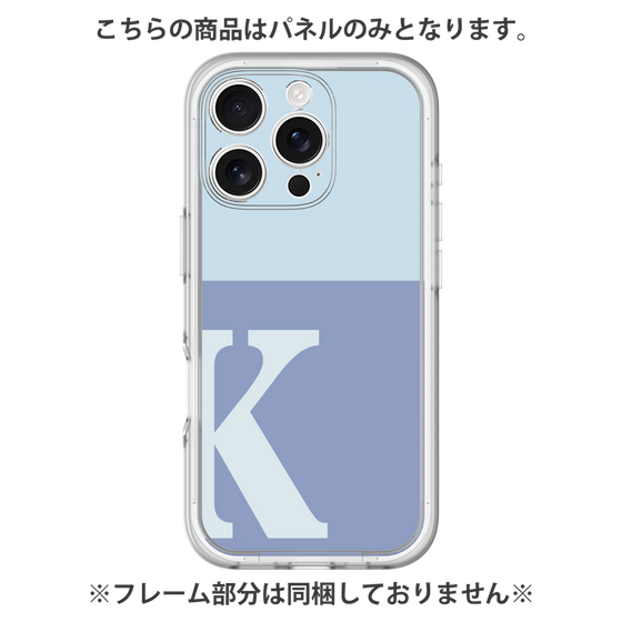 Premium Panel［ Original - initial two tone - K blue ］