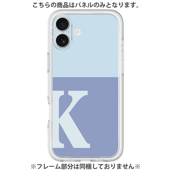 Premium Panel［ Original - initial two tone - K blue ］