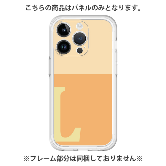 Premium Panel［ Original - initial two tone - L orange ］