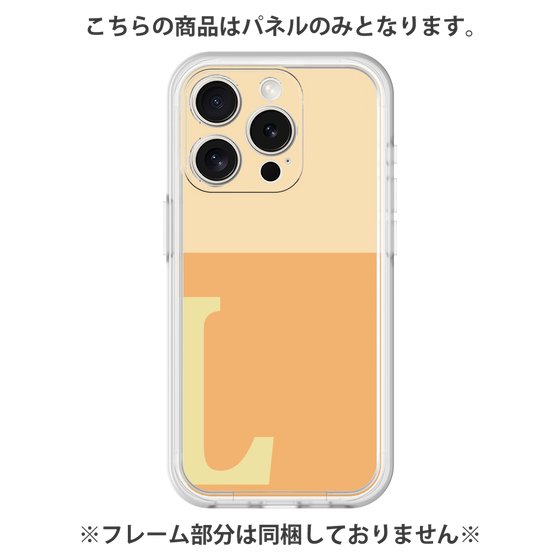 Premium Panel［ Original - initial two tone - L orange ］