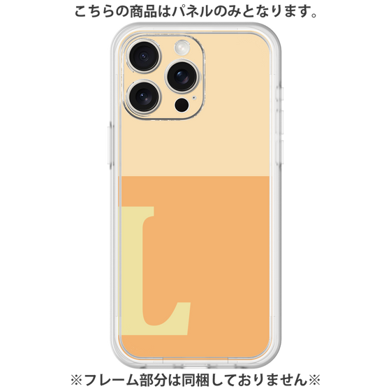 Premium Panel［ Original - initial two tone - L orange ］