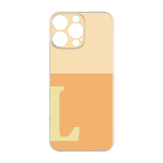 Premium Panel［ Original - initial two tone - L orange ］
