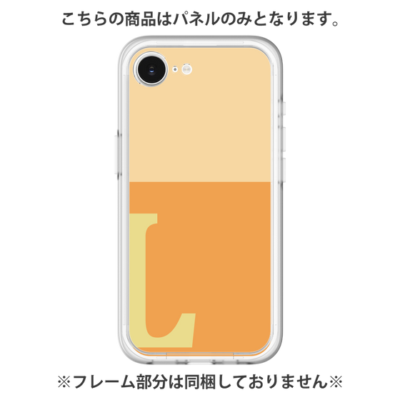 Premium Panel［ Original - initial two tone - L orange ］