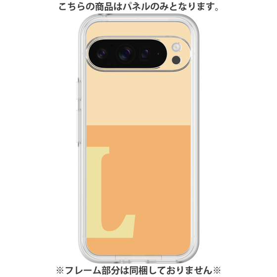 Premium Panel［ Original - initial two tone - L orange ］