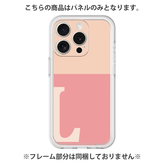 Premium Panel［ Original - initial two tone - L pink ］