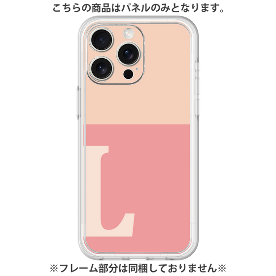 Premium Panel［ Original - initial two tone - L pink ］