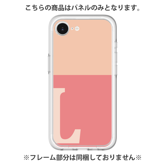 Premium Panel［ Original - initial two tone - L pink ］