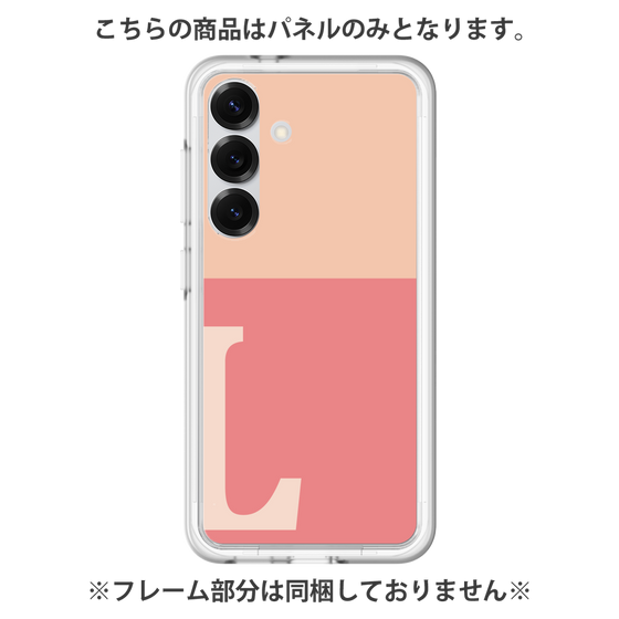 Premium Panel［ Original - initial two tone - L pink ］