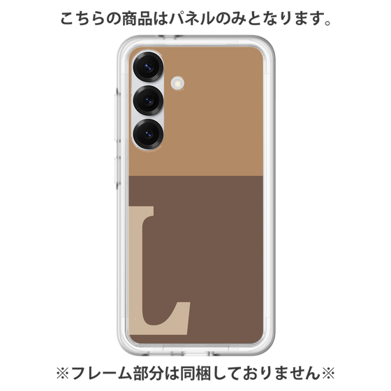 Premium Panel［ Original - initial two tone - L brown ］